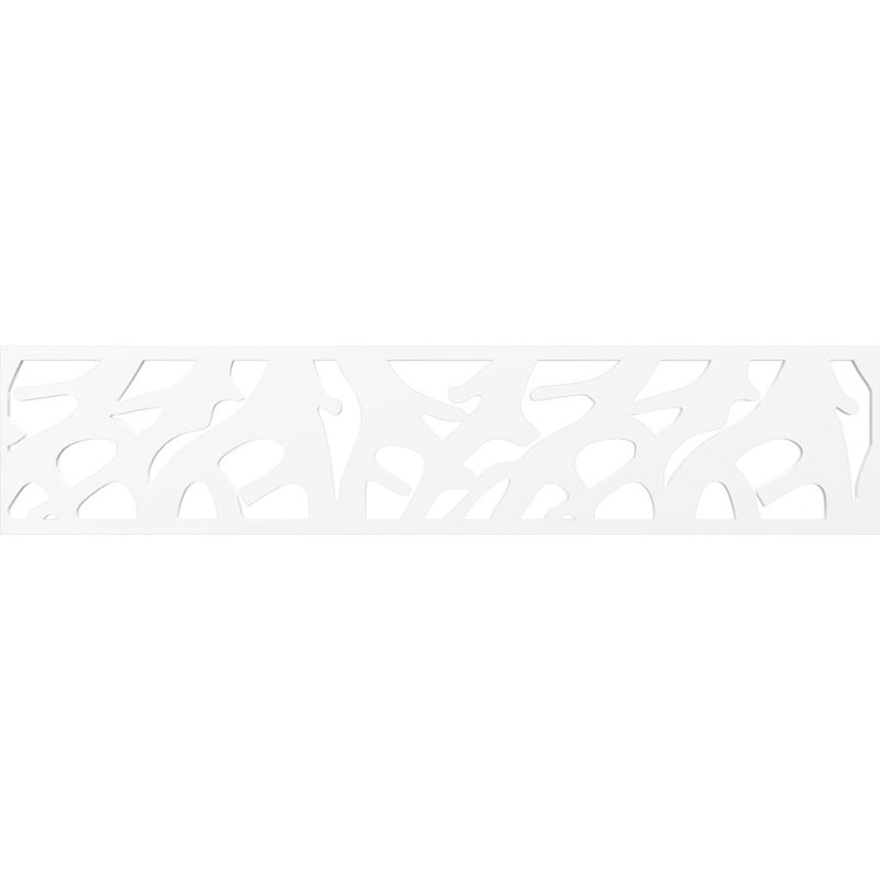 Moulure Manton, H 10 po x l 46,75 po x P 0,38 po, PVC de qualité architecturale