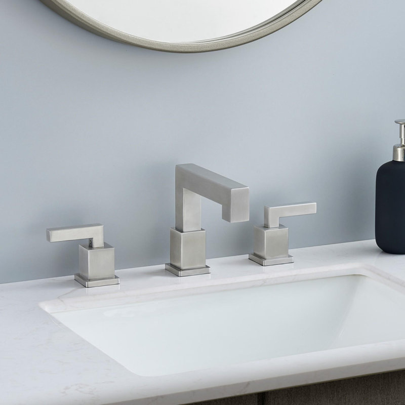 Robinet de lavabo de salle de bain, Nickel brossé