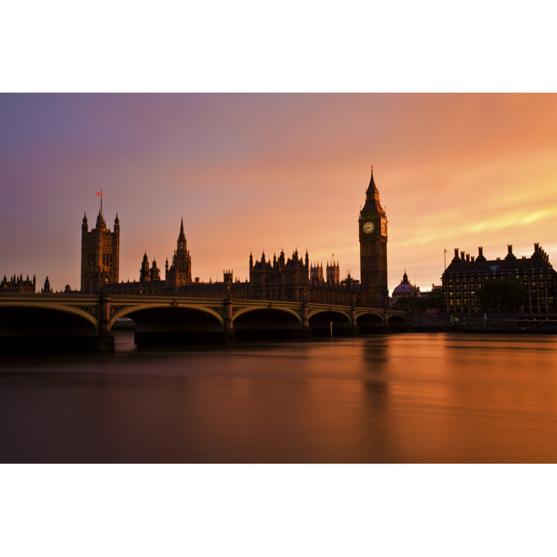 Westminster Bridge - Wrapped Canvas Print, 30cm H x 46cm W x 3.8cm D