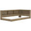 Deanlow Twin Bookcase Storage Bed-1104007396