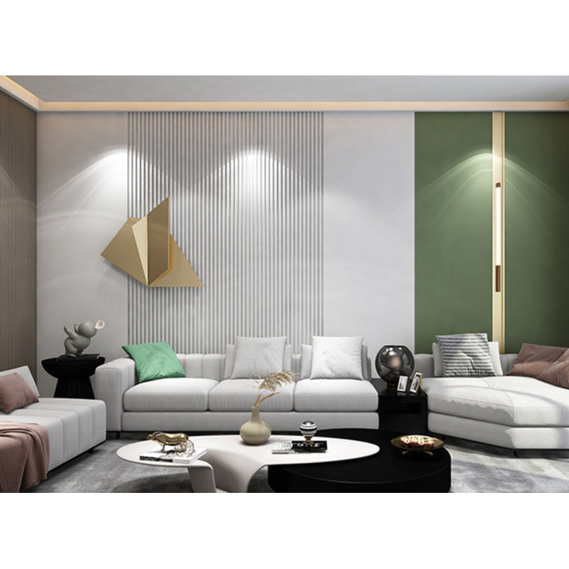 15 cm x 238 cm 3D Wall Panel (1-pack), Pure White