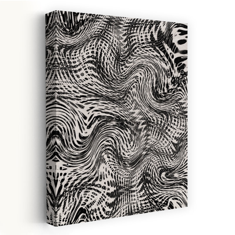Art contemporain, art abstrait rétro, H 24 po x l 16 po