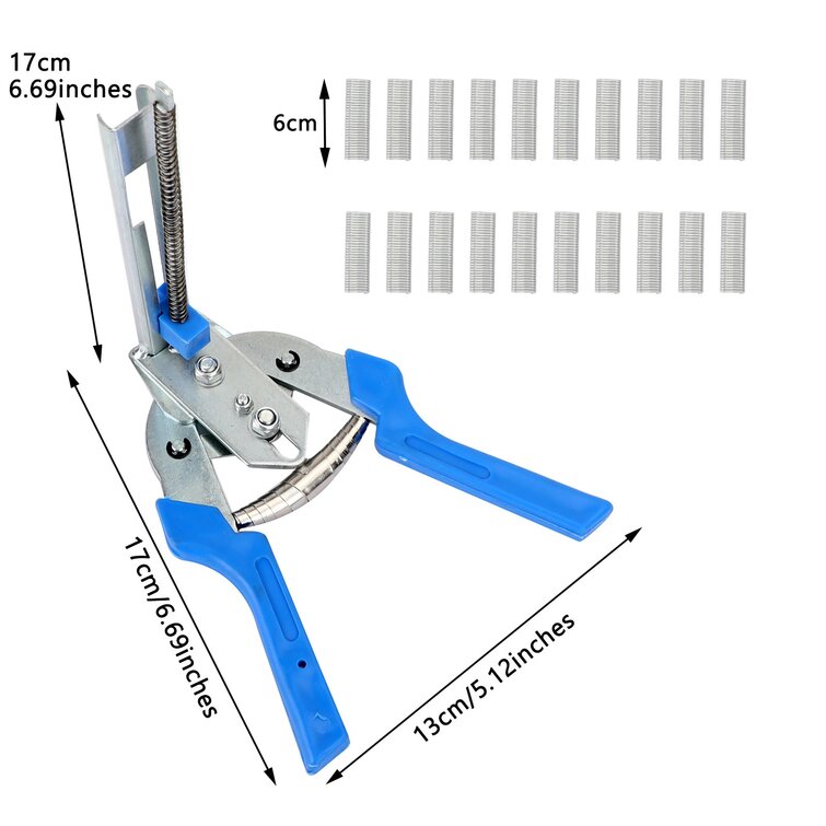 Hog Ring Pliers with Rings Kit