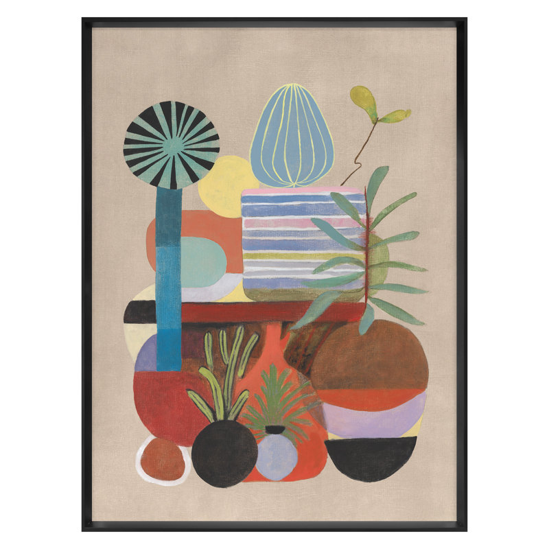 Cactus Garden 2 Print by Angel, James, Black, 26" H x 20" W