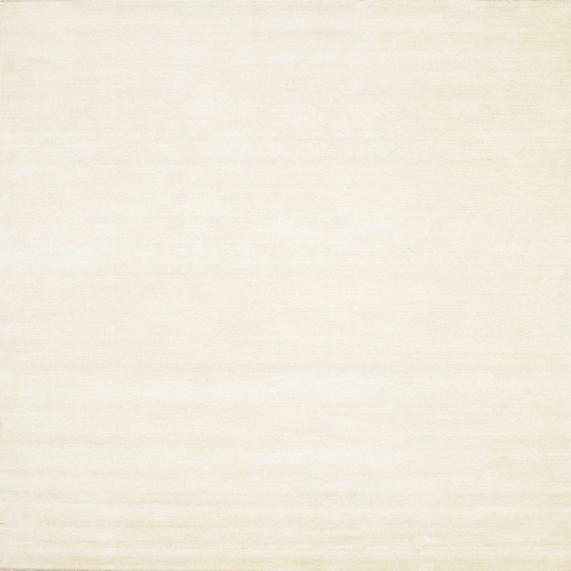 Tapis beige contemporain, Carré 5 pi