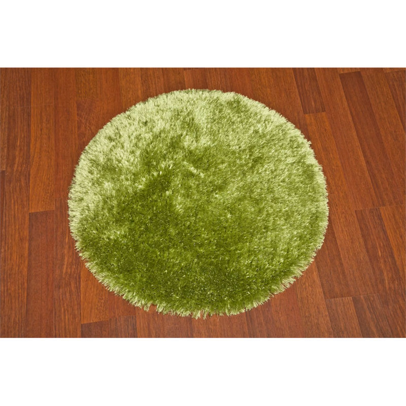 Tapis rond en coton Ulana, Rond 3 pi 11 po