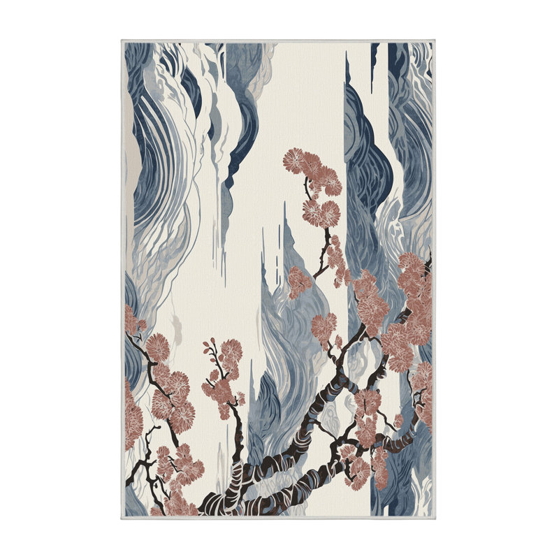 Lunar Petals Rug, Rectangle 8' x 10'