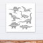 Art sur toile dino names Amapola-1451608118-1451608115