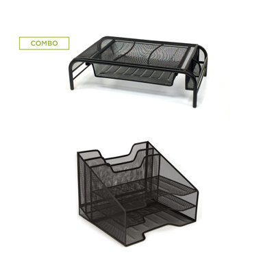 Metal Desk Organizer Set
