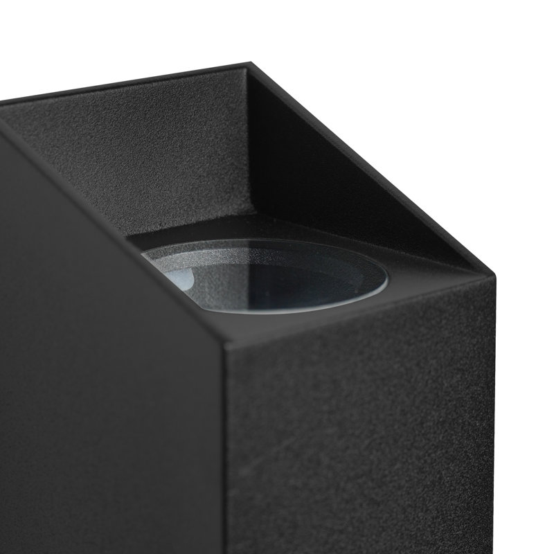Nico 23.5cm H Outdoor Flush Mount, Black