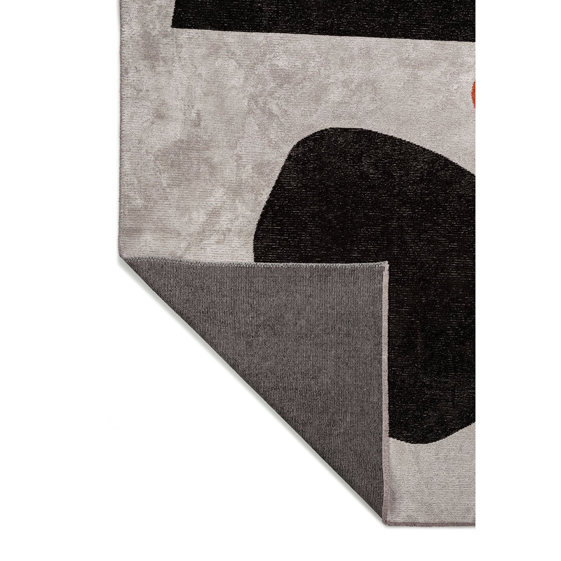 Daveed Rectangle Abstract Cotton and Viscose Indoor / Outdoor Area Rug, Rectangle 6'6" x 8'2"