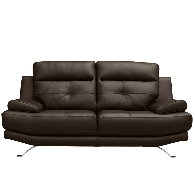 London 2 Seater Sofa, Dark Brown