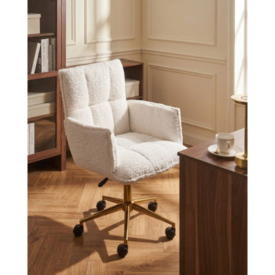 Canora Grey Boucle Office Chair