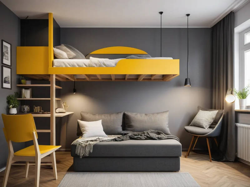 81.6" King Size Convertible Sleeper Sofa Bed With 2 Pillows, Corduroy Folding Mattress Couch Removable And Washable Sofa , Floor Sofa Lounge Couch For Living Room Small Spaces