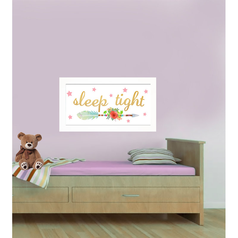 «Erie Sleep Tight Goodnight», art encadré, H 16 po x l 36 po