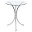 Table d'appoint chromée