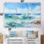 Océan Infinity Dreamscape - Minimalisme, ensemble d'art mural sur toile-107759809-107759814