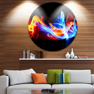 «Fire and Ice», impression sur métal