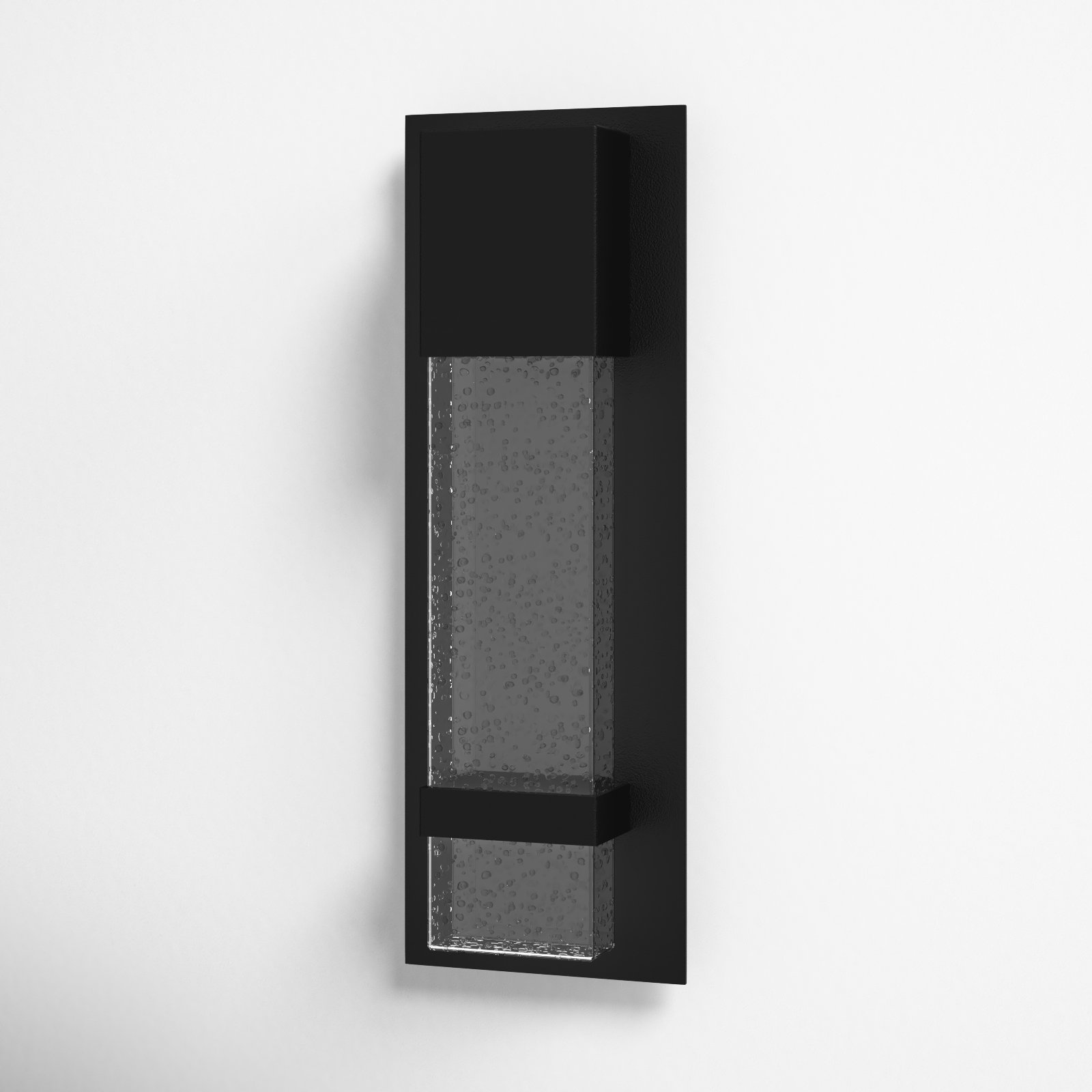 Ayoka Single Light Novelty Outdoor Aluminum LED Wall Light, 13.75" H x 4.75" W x 2.5" D