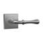 Bravura 931-7 Huntsville Passage Lever on Square Contemporary Rose in Satin Nickel