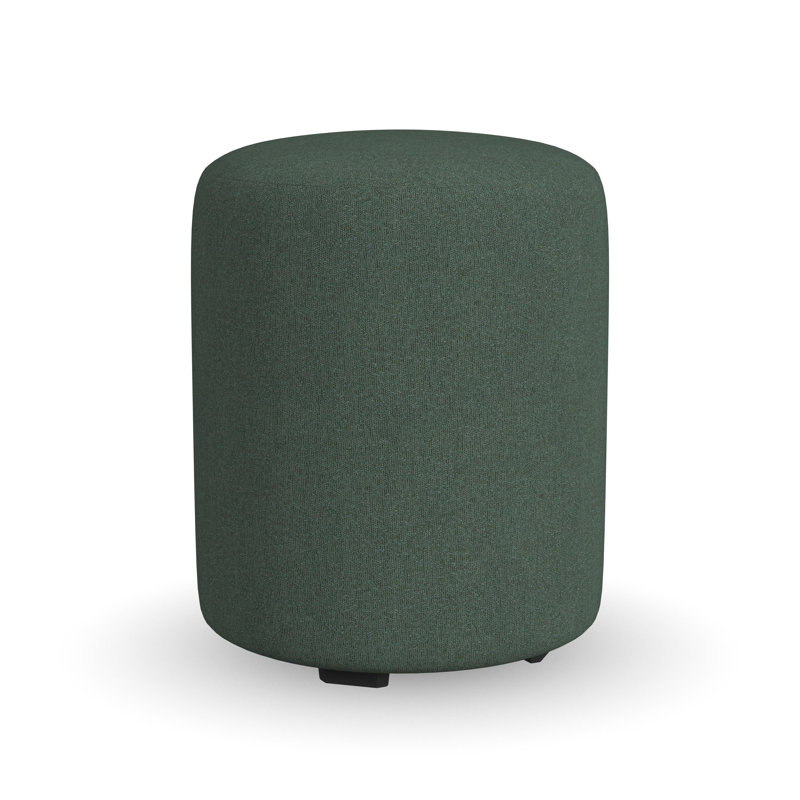 Birchbrook Upholstered Ottoman, Willow Green Boucle