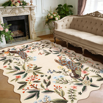 Tapis festonné et lavable festonné 9 x 12 po
