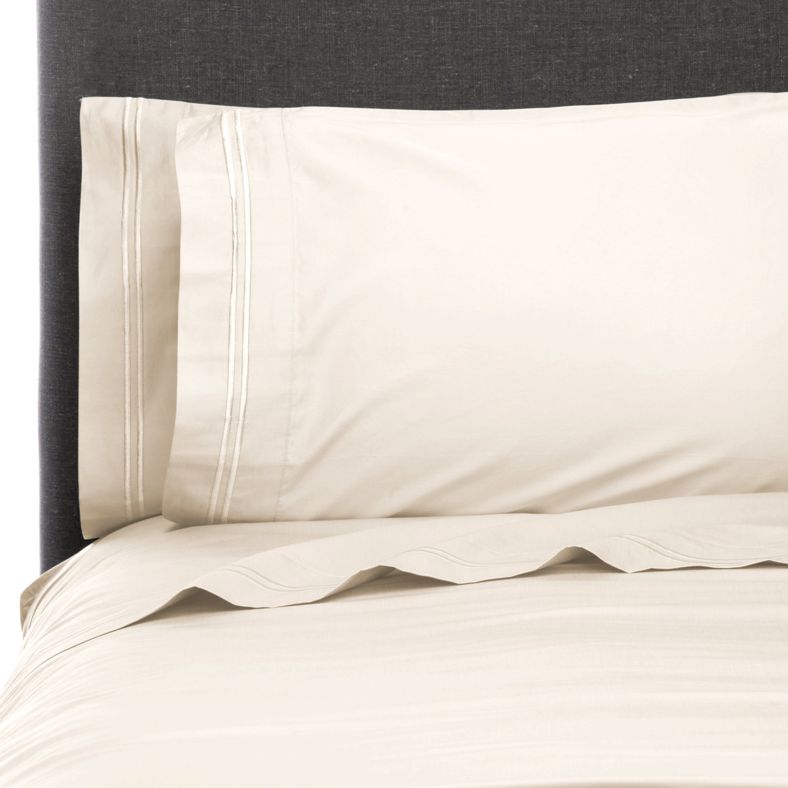 Benin Cotton Sheet Set, California King, Ivory