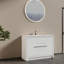 Boardwalk 47 po Ensemble de meubles de salle de bain de conception moderne avec armoire et lavabo