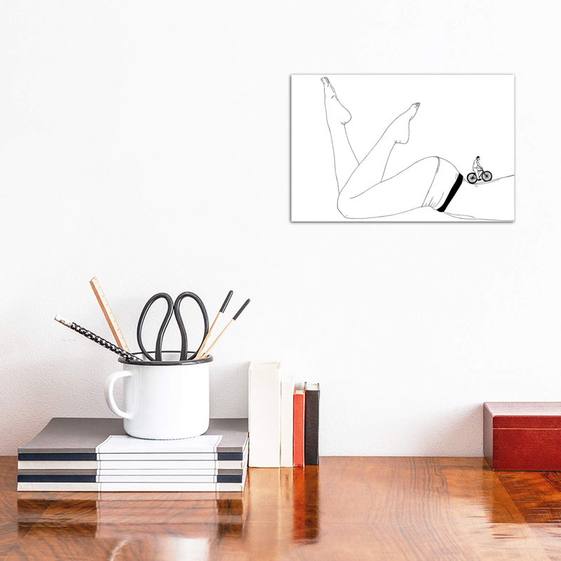 «Sensual Walk» - reproduction d'art, H 26 po x l 40 po x 1,5 po, Toile tendue