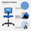 Chaise de bureau en filet Ovidia-1314714988