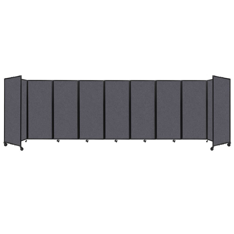 Cloison murale en polycarbonate 360, Gris foncé, H 82 po x l 135 po x P 1 po