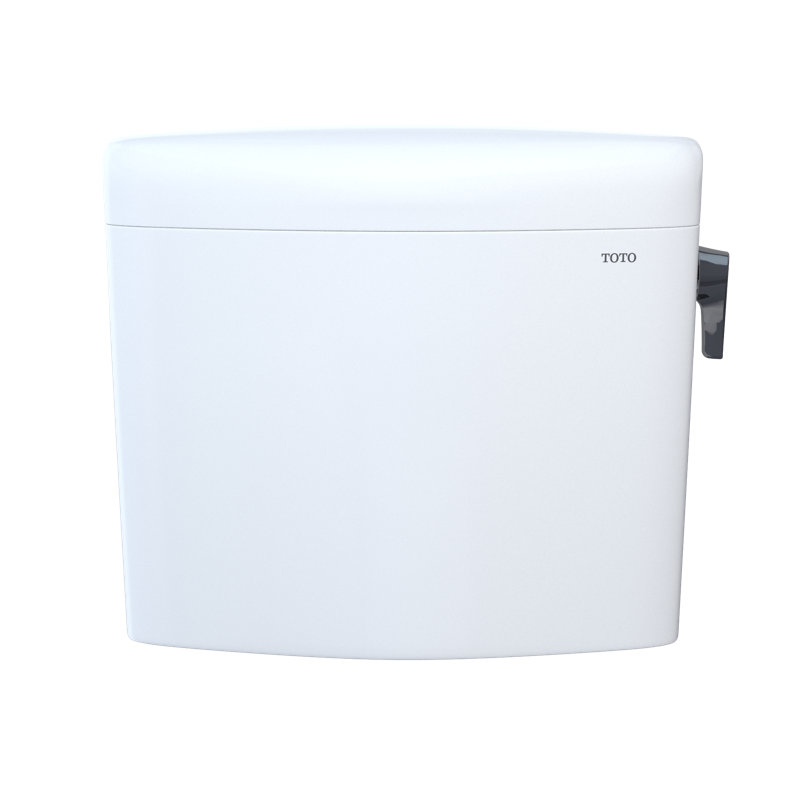 Réservoir de toilette TOTO® Aquia IV® Cube à double chasse 1,28 et 0,9 GPF seulement avec levier à droite, coton blanc