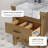 Farmhouse 30" Single Bathroom Vanity With White Stone Sink