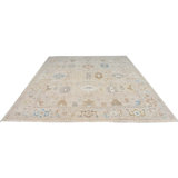 Oushak Collection, Transitional One-of-a-Kind Rectangle 8'1" X 9'11" Hand Knotted Area Rug