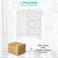 Armoire de meuble-lavabo 30 po avec lavabo en céramique, 3 tiroirs et tablettes réglables-928913684