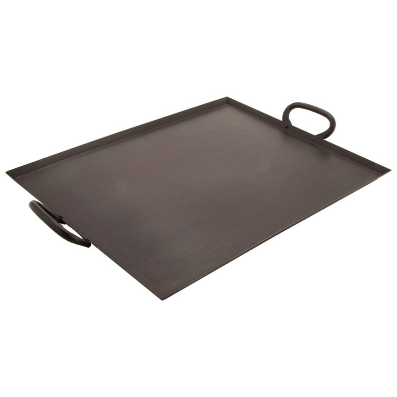 Plateau en acier, Bronze, H 0,38 po x l 15 po x P 19 po