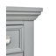 Grand lit à panneau gris avec 2 tables de chevet-287481991-287481985-297374827
