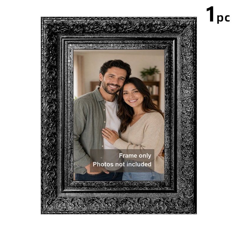 Cadre photo noir chaud 1PC pour photos et décor de chambre 5 "x 7"