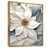 Toile avec cadre flottant or