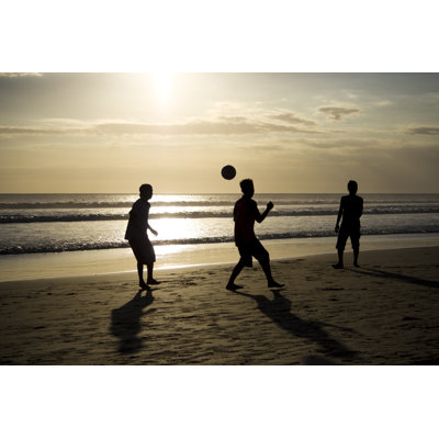 Beach Soccer - Wrapped Canvas Print