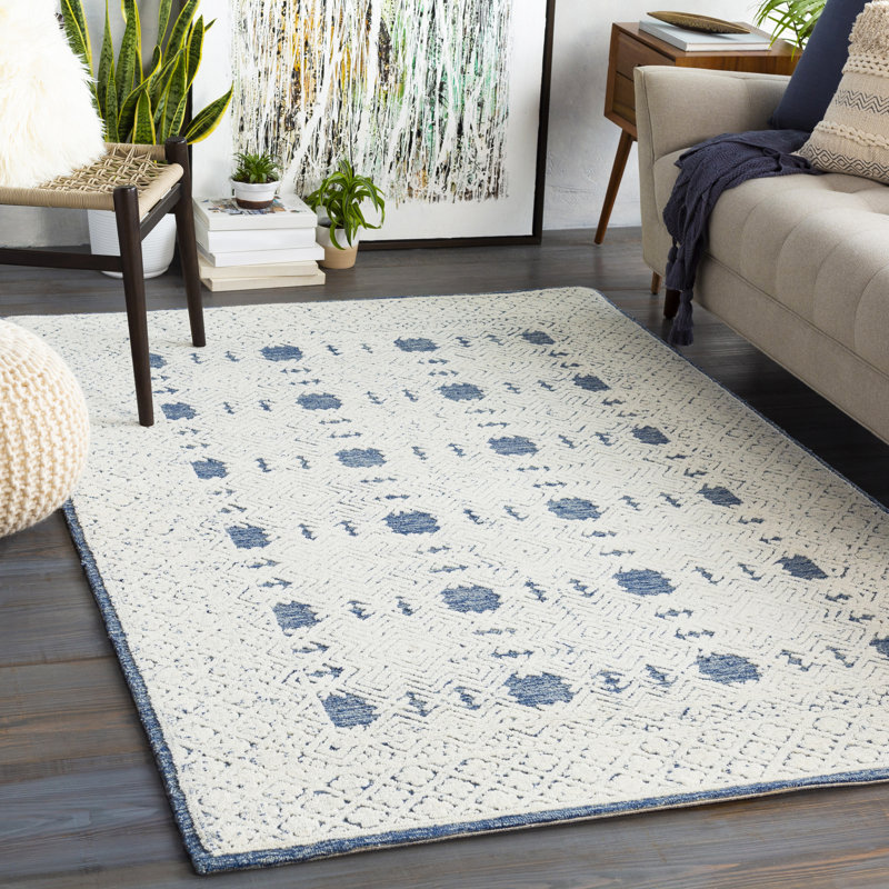 Matthew Wool Ikat Indoor Rug, Rectangle 6' x 9'