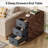 3-drawer Wood End Table