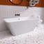 Baignoire de trempage autoportante en acrylique 59 po. X 30 po.