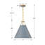 Luminaire suspendu conique en métal à 3 lumières Kinston -1713973263-1713973261