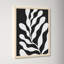 Retro Matisse Inspired Abstract Botanical 3 Black-1850115859-1850115860