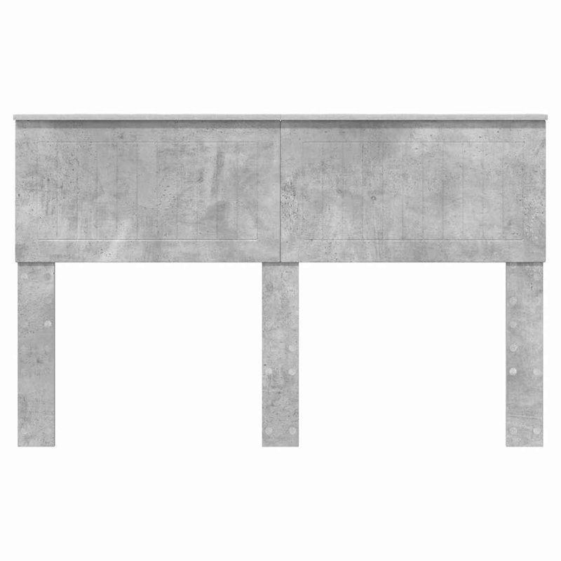 Panel Headboard, EU Double - 140 x 200 cm, Concrete Grey