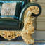 Fauteuil en cuir de vache 59,84 po