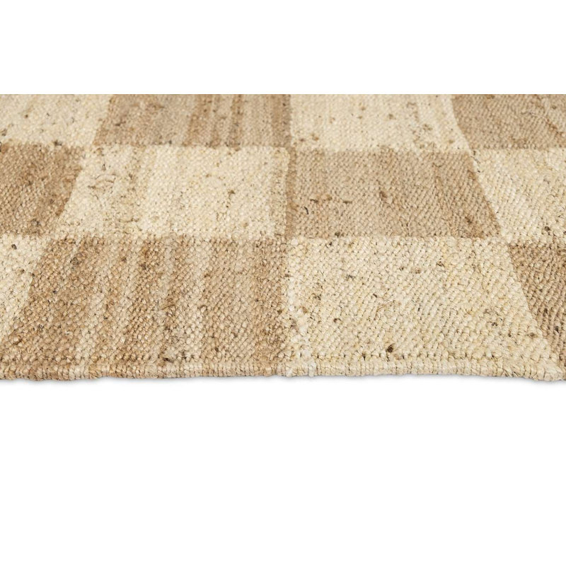 Tapis brun tissé à la main et à la main Mobarkar, Tapis de couloir 2 pi 7 po x 13 pi