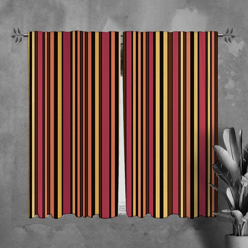 Paire de rideaux obscurcissant en polyester Tanzanie, L 40 po x L 82 po