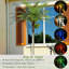 Cocotier artificiel avec 3 noix de coco (7 pi / 8 pi), plante tropicale artificielle avec projecteur DEL optionnel (bicolore / multicolore) pour un décor intérieur / extérieur-388357017